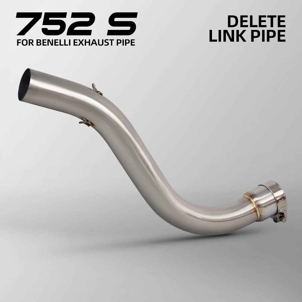 Motorcycle Racing line exhaust Pipe original position middle link pipe Connect 51mm Exhaust Muffler For benelli 752s BENELLI752S - Image 2
