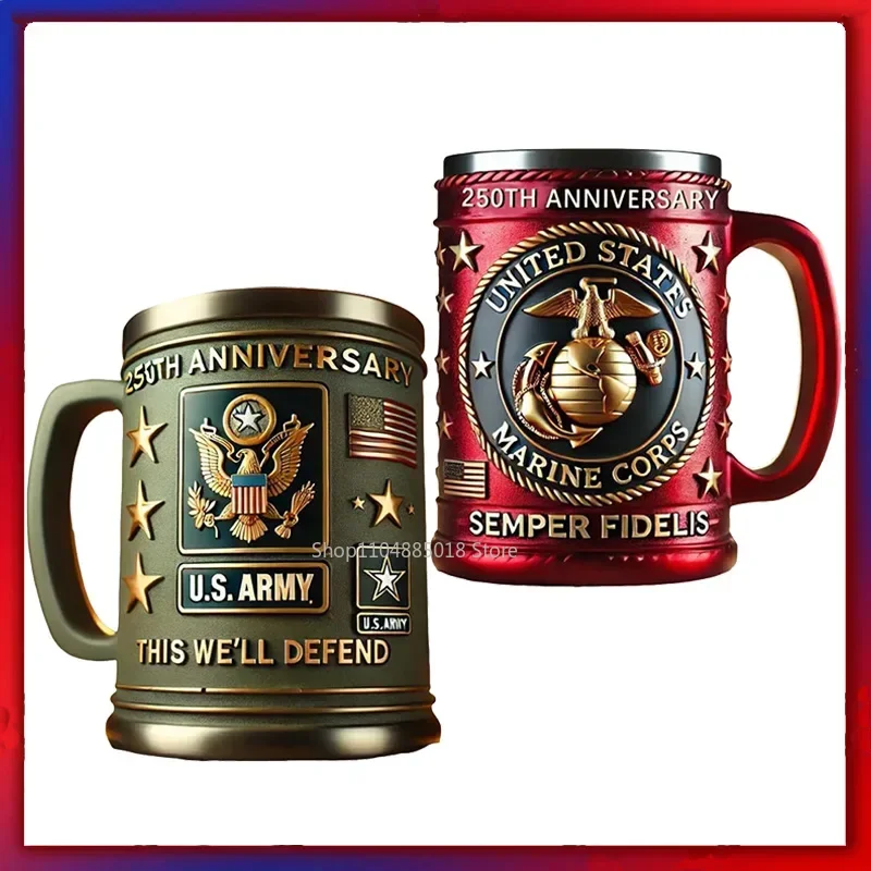 

Newest Coffee Cup 304 Stainless Steel Modern Technology Cool Mug Interesting Beer Tea Coffee Mug Men Beer Cup Halloween Gifts