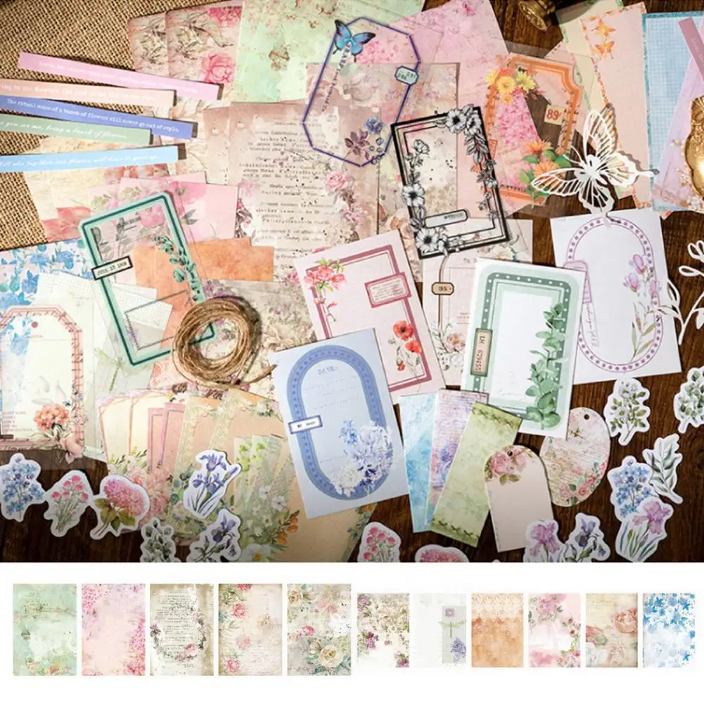 85 Stuks Handaccount Sticker Set Retro Frame Rijk Aan Inhoud Diverse Stijlen Voor Hand Accounts Fournitures Scolaires