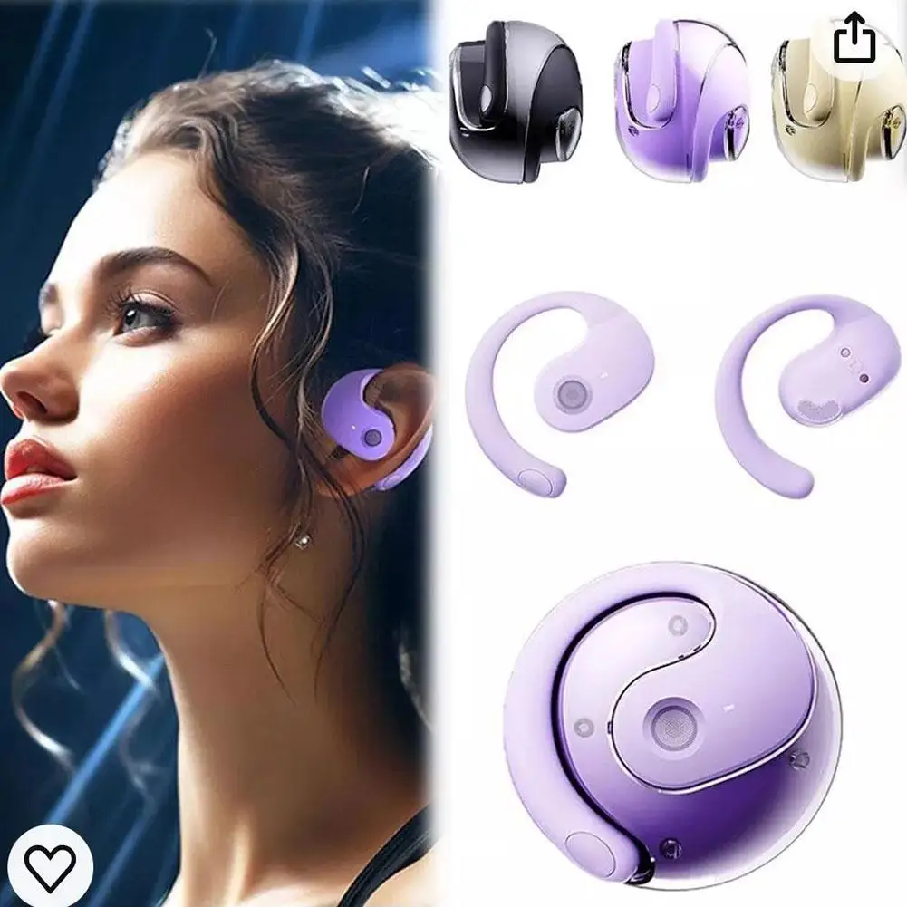 Small Coconut Ball JM13 Wireless Bluetooth 5.3 Earphones Intelligent Noise Non Hanging Headphone Cancelling Ear In Ear Earp M5J9