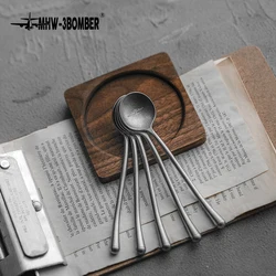 MHW-3BOMBER Stainless Steel Coffee Stirring Spoon Exquisite Coffee Spoon Portable Coffee Tools Professional Barista Accessories