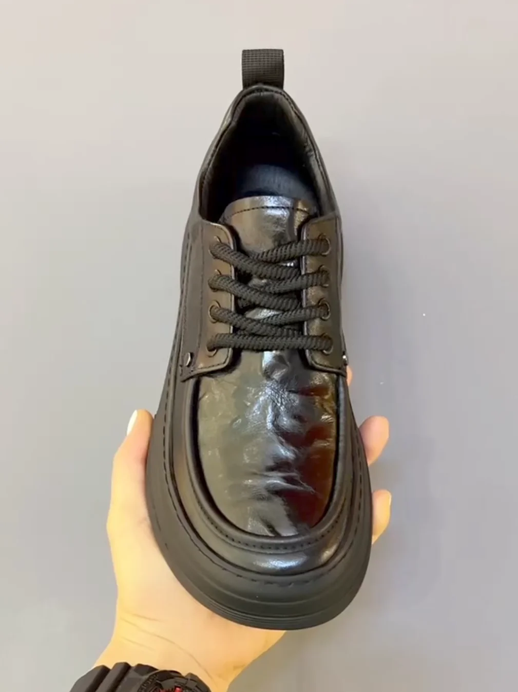 

High Quality Casual Leather Men's Shoes Comfortable Fashionable Versatile Business European Style Elegant Trendy Flat Heel