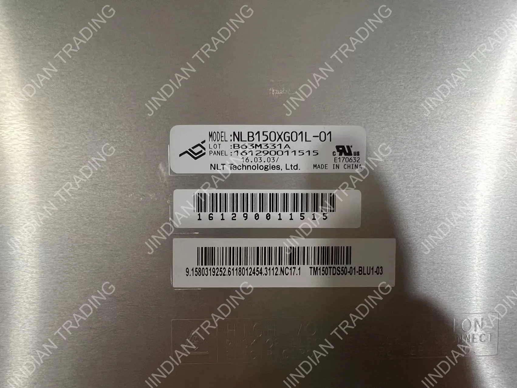 Panel ekranu Lcd NLB150XG01L-01 z gwarancją 90 dni