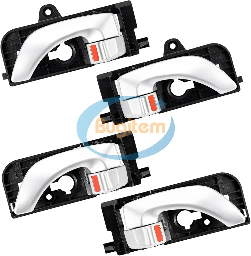 4PCS Front & Rear Interior Door Handle 82610-3K020 82620-3K020 83610-3K020 83620-3K020 FOR Hyundai Sonata 2005 2006 2007 2008