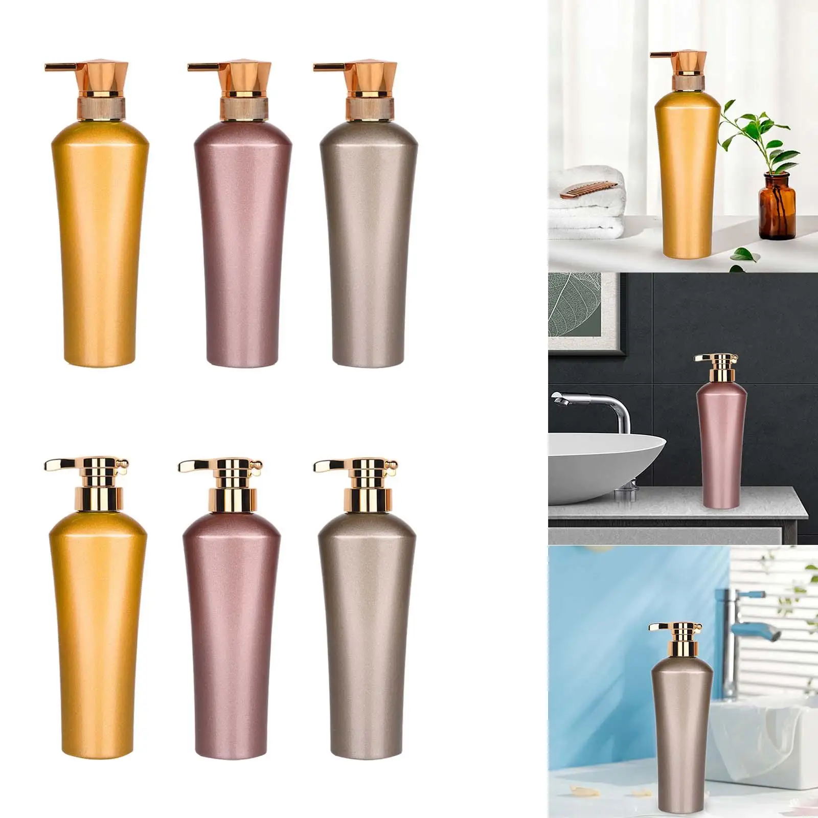 Lotion Dispenser Bottle Bathroom Liquid Container Sturdy Body Wash Dispenser for Laundry Room Countertop Kitchen Bathroom Hotel