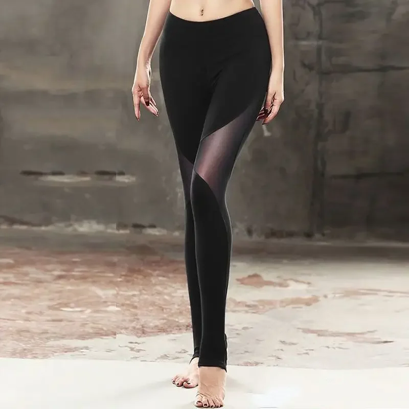 Leggings femininas malha de cintura alta ins ajuste apertado elástico correndo fitness de secagem rápida verão sólido all-match na moda respirável y2k