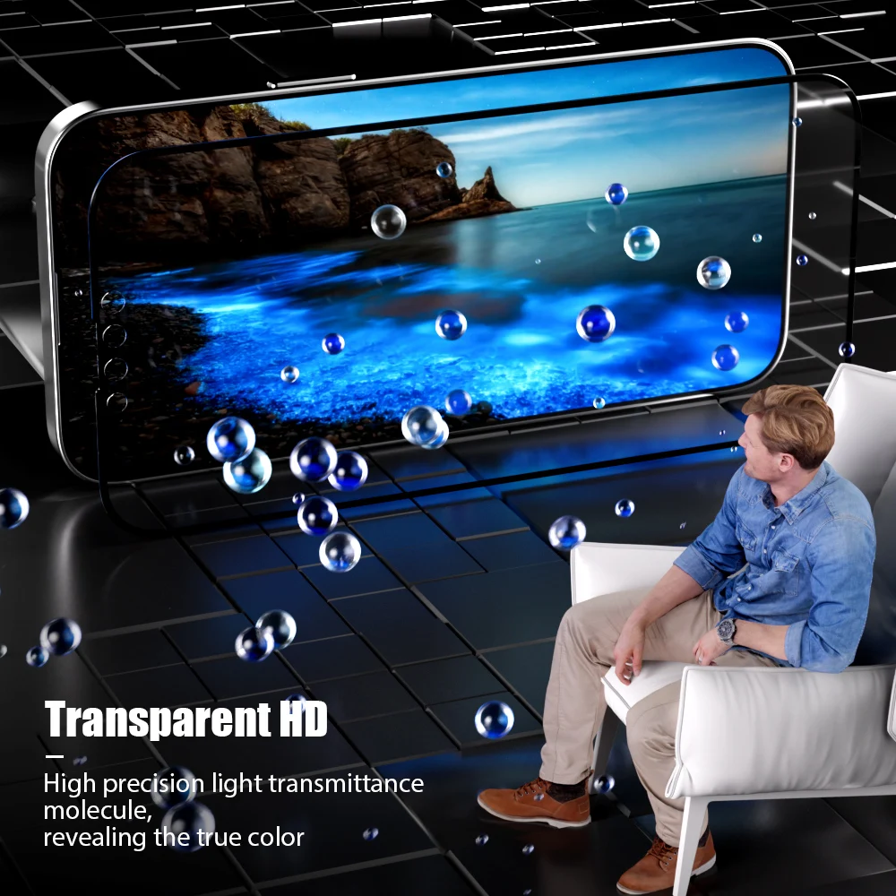 3er-Set Mattierte Keramik-Displayschutzfolie mit Sichtschutz für iPhone 17/16/15/14/13/12/11 Pro Max XR XS X SE 8/7/6 Plus – Detail 5
