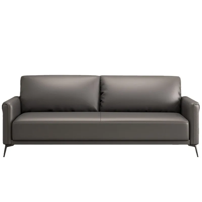 Simple and fashionable office sofa Small apartment sofa Coffee table Business meeting and negotiation VIP sofa Simple