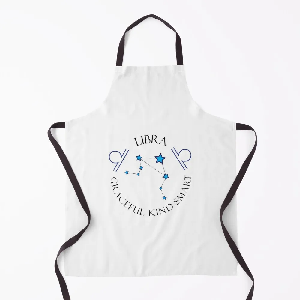 Libra Graceful Kind Smart Apron Restaurant Kitchen Handle For Women Apron