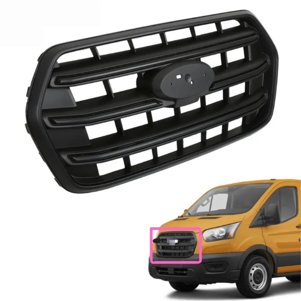 

For 2020 2021 2022 2023 Ford Transit T150 Racing Grille Front Bumper Grill Body Kit Accessories