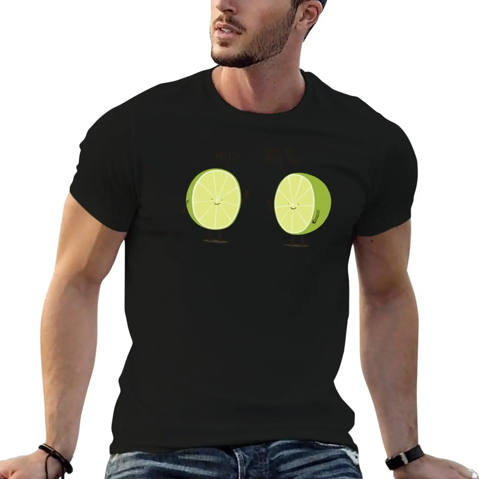 lime cordial T-Shirt summer clothes vintage t shirts plus size tops mens graphic t-shirts funny