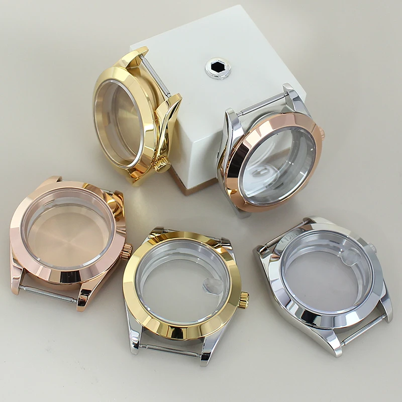 39mm 36mm Bevel Edge Watch Case Sapphire Glass Waterproof For Seiko NH35 NH36 NH38 NH34 Miyota8215 Movement 28.5mm Dial Air‑King - Image 2