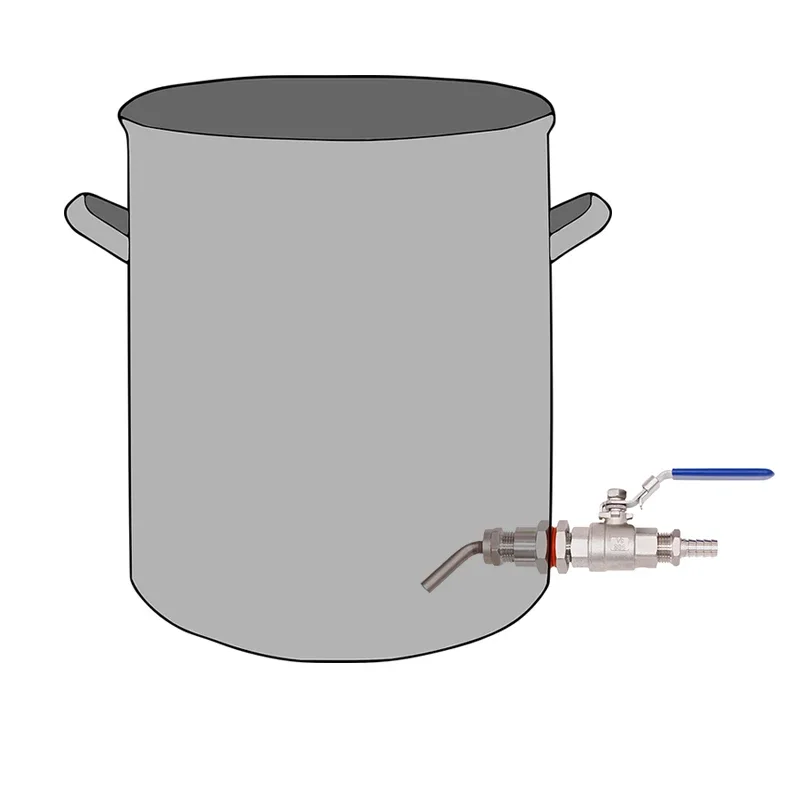 Homebrew Kettle Conversion Kit Brew Kettle Parts Immersion Tube Beer Brewing Hardware