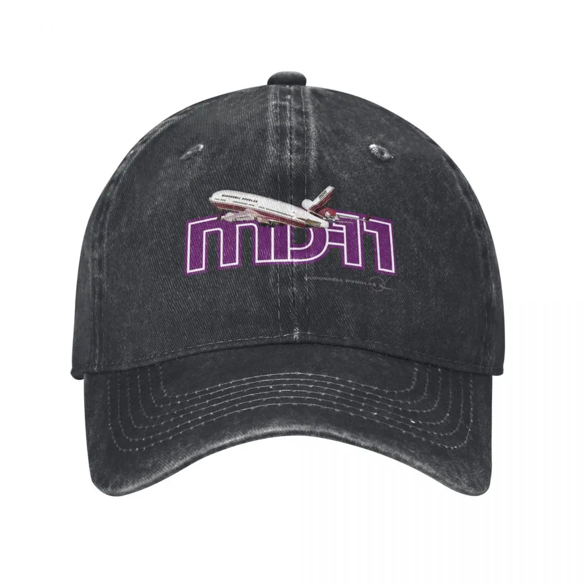 MD-11 prototype in flight Baseball Cap |-F-| Rugby fishing hat Men's Luxury Women's