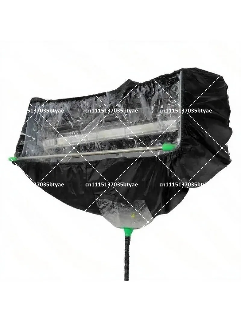 Split AC Cleaning Cover Bag Waterproof Washable Protector for Wall Mounted Unit with Drain Pipe Reusable