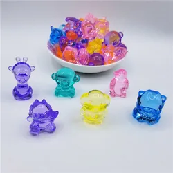 Camal 10Pcs Animals Cat Dog Ornament Pendant DIY Party Favors Gift For Kids Acrylic Gems Excavation Archaeological Gemstone Toys