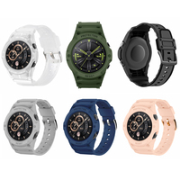 TPU Frame Shell Cover Wrist Watchband Protector For Huawei Watch GT 5/4/3 GT5/GT4/GT3/GT2 46mm Strap Band Wristband Bumper Case
