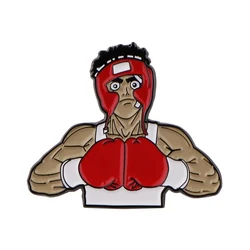 Hajime No Ippo Anime smalto spille boxe campione spille vestiti zaino risvolto distintivi accessori gioielli moda regali