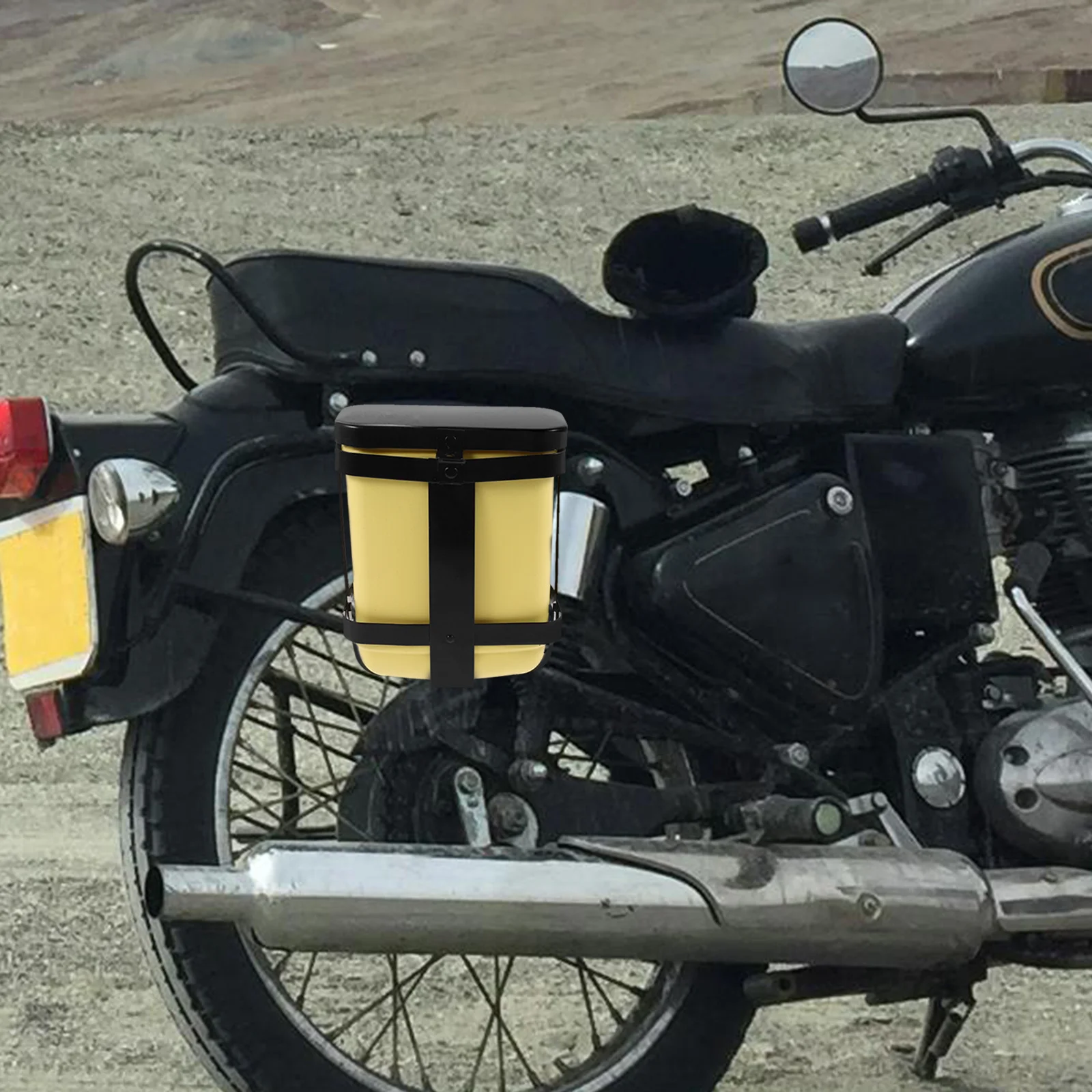 

Motorcycle Storage Box Large Capacity Tool Case For Outdoor Riding Side Fork Mount Accessories Motorcycle Tool Carrier