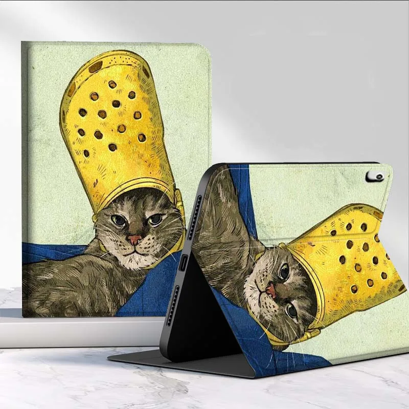 

Костюм банана котенка для Samsung Galaxy Tab S11 S10 S9 S8 A8 A9 A11 10,9 8,7 10,1 Plus, чехол для планшета