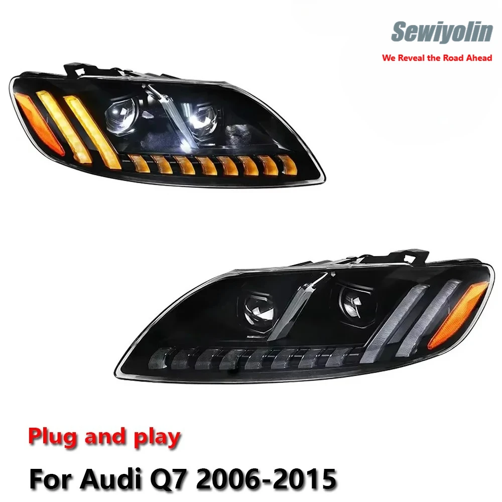 

Светодиодные фары для Audi Q7 2006-2015: противотуманные фары, ДХО, стоп-сигналы, указатели поворота, подключение Plug and Play