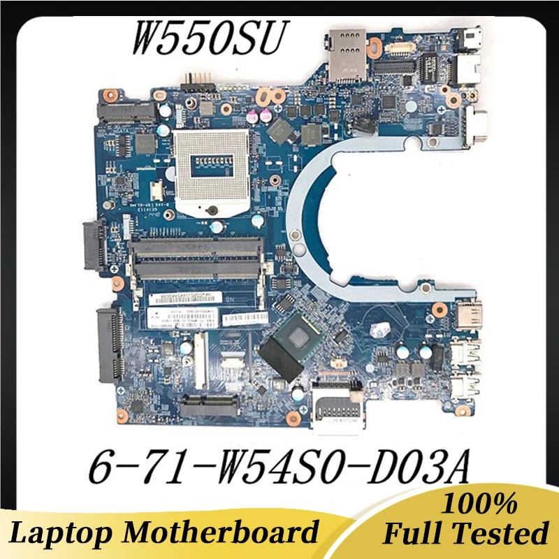 

6-71-W54S0-D03A 6-77-W550SU10-D03A-14 Free Shipping High Quality Mainboard For W550SU Laptop Motherboard DDR3 100%Full Tested OK