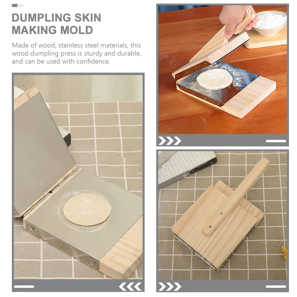 Tabla rodante de piel de bola de masa prensada de madera, molde para pastel de arroz para hacer fruta Qingming, herramientas glutinosa, Pizza, accesorios para el hogar, harina