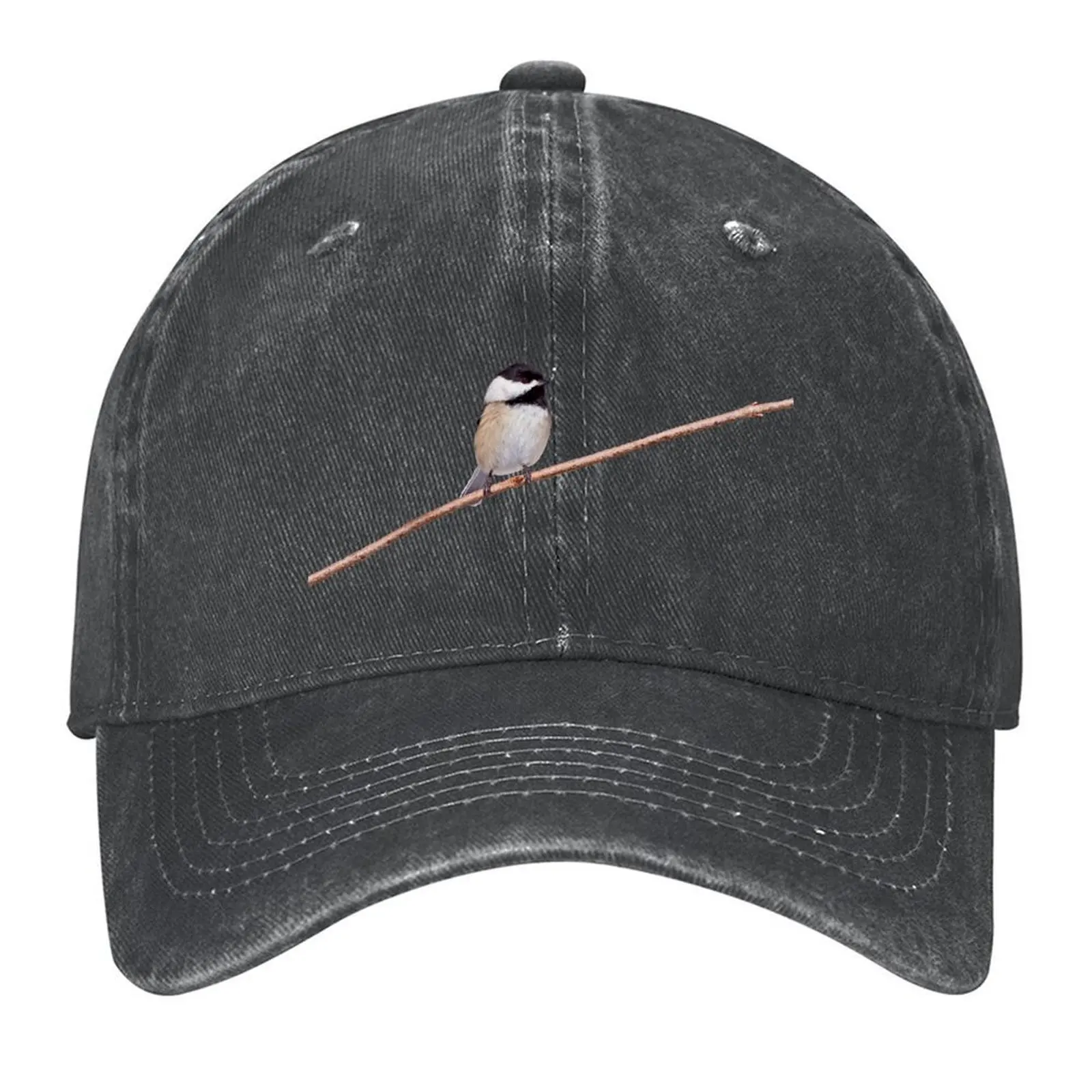 

Black capped chickadee bird Baseball Cap Trucker Cap Anime Hat western Hat Cosplay Female Men's