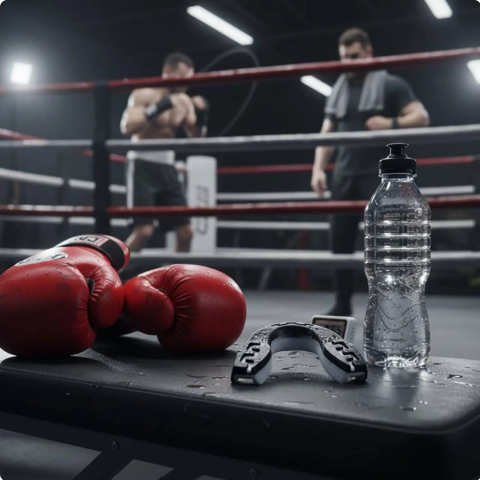 Athletic Boxing Mouth Guard Single Layer EVA Cushioned Gum Protector Impact Resistant Mouthpiece for Fighting Arts and Training