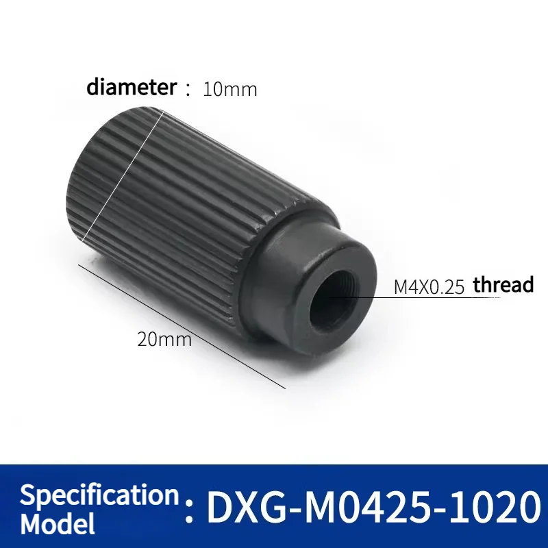 M3 M4 M5 M6 M8 M12 Knurled Outer Circle Hand Knob Fine Thread Thumb Nuts Aluminum Alloy Stepped Thread Knob Length 5~26mm