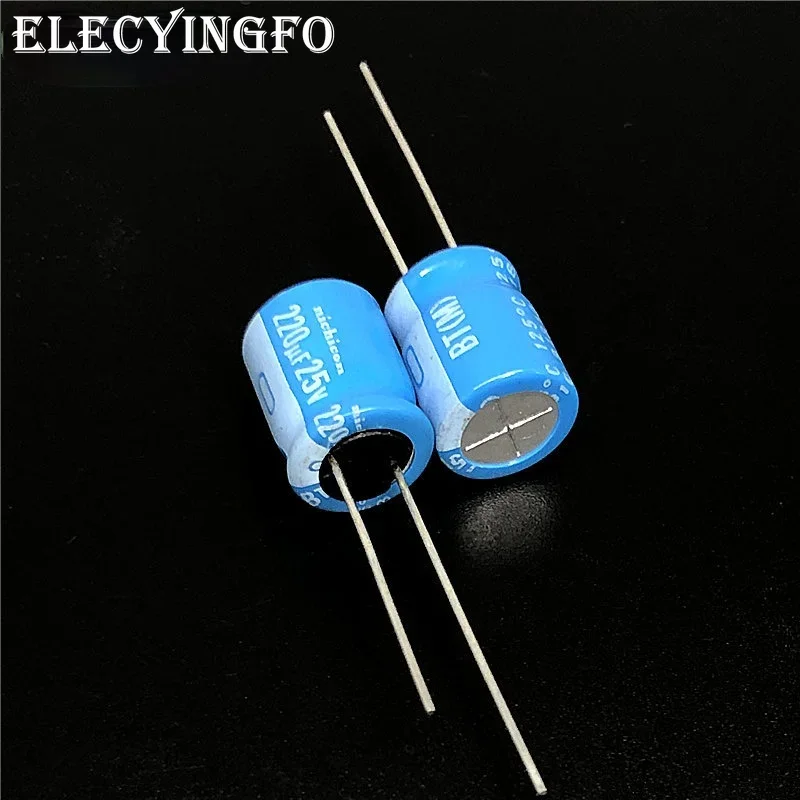 

30pcs 220uF 25V220UF NICHICON BT Series 10x12.5mm High reliable 25V220uF Aluminum Electrolytic capacitor