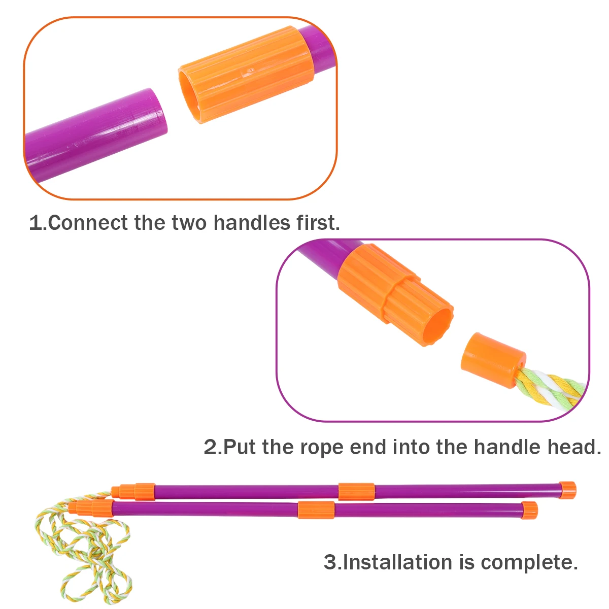 Corde à bulles géante en acier inoxydable, 2 pièces, baguette de conception télescopique, cadeaux de fête, activité de plein air pour enfants