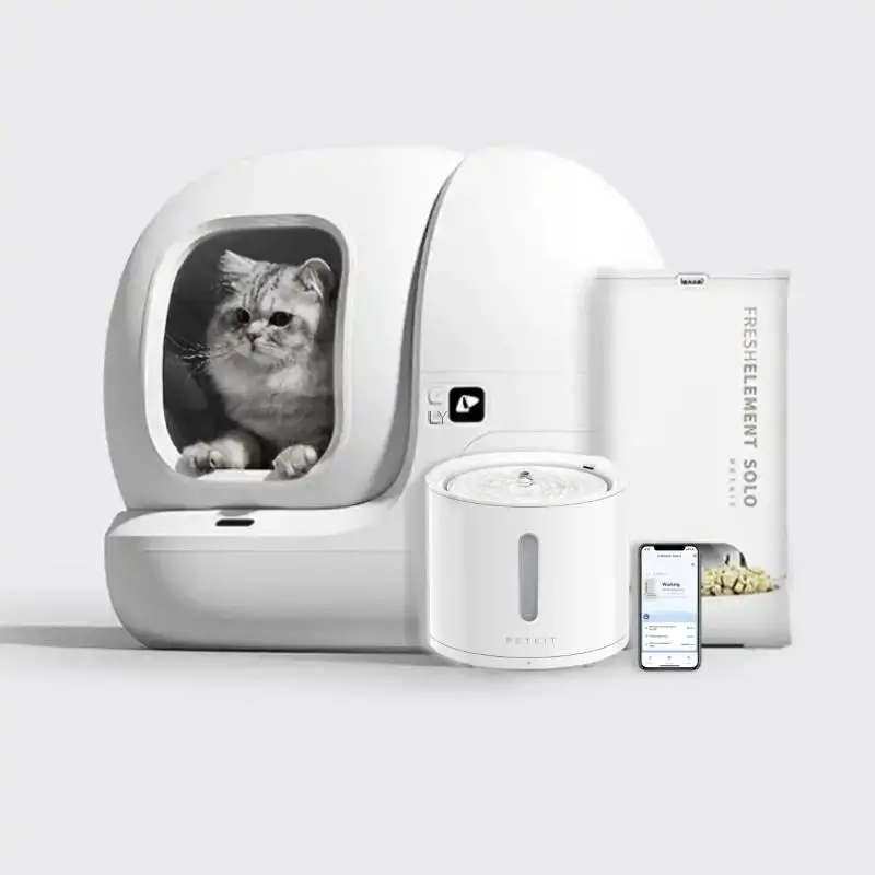 Smart Three Brothers Automatic Cat Litter Box Toilet Max Oversized Cat Litter Self-Cleaning Cat Litter Box