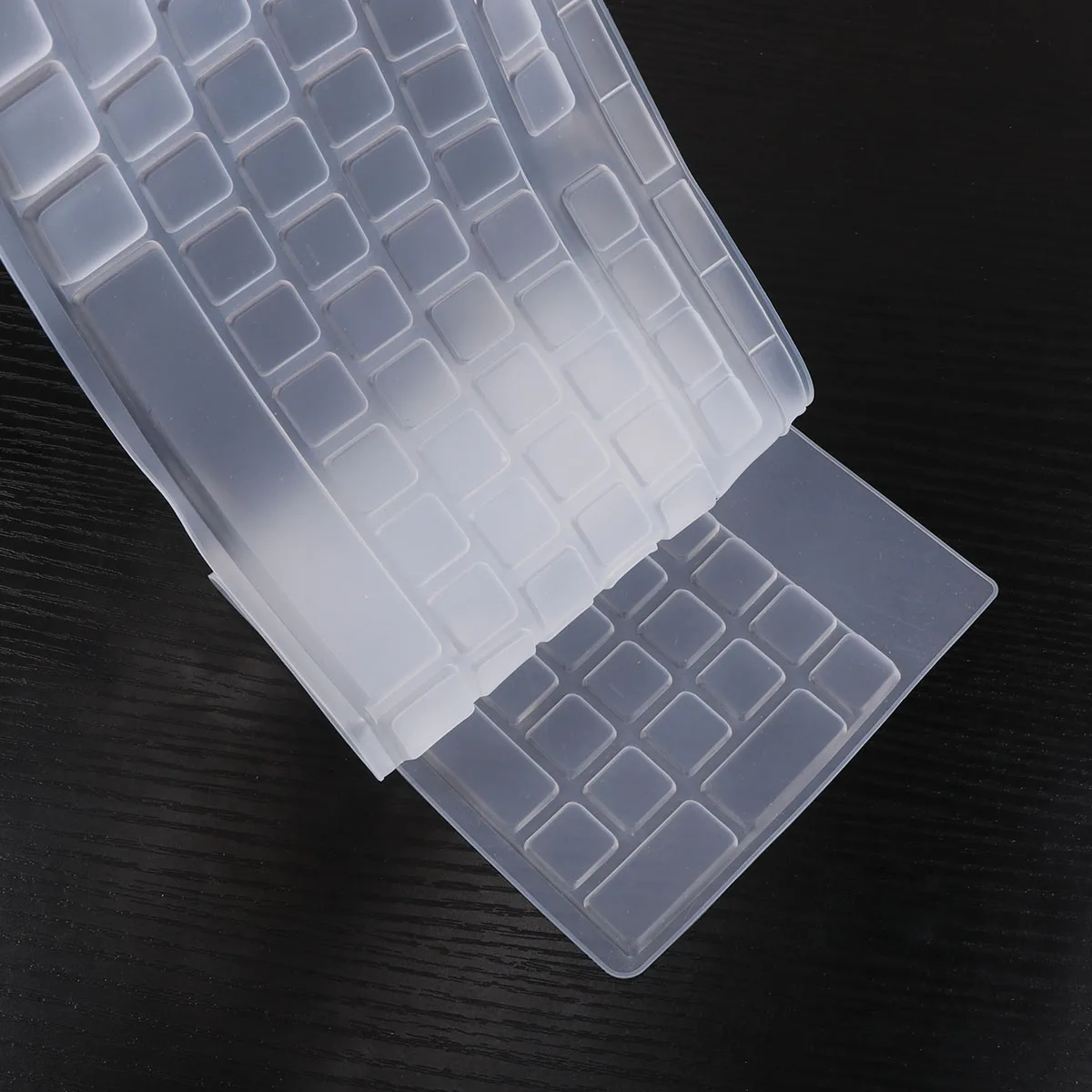 1pc Pellicola protettiva per tastiera portatile Pellicola trasparente antipolvere resistente alle fuoriuscite d'acqua Accessorio durevole Pellicola di copertura per tastiera regalo