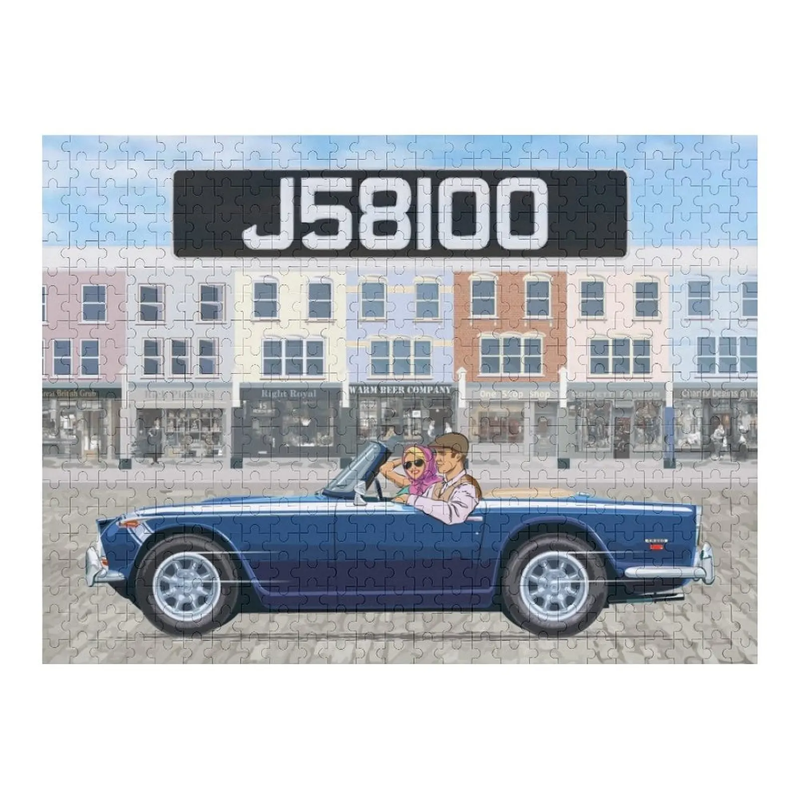 

TR250 в специальной головоломке Stormy Blue Mica, индивидуальная фотография, персонализированная деревянная головоломка с именем