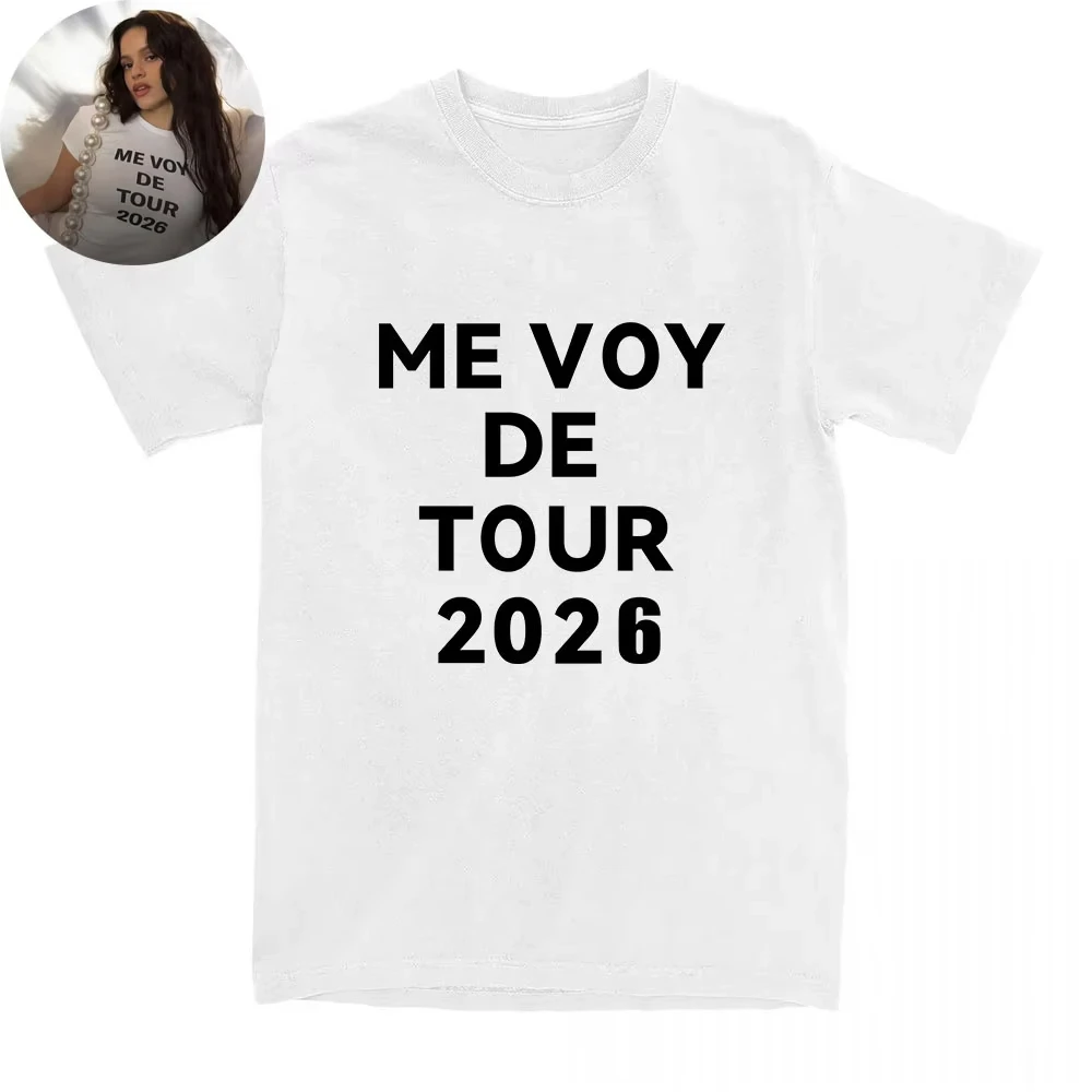 

Singer Rosiyada Rosalia Мужская рубашка из 100% хлопка 2026 LUX Tour Graphics с коротким рукавом большого размера Женская дешевая футболка с короткими рукавами