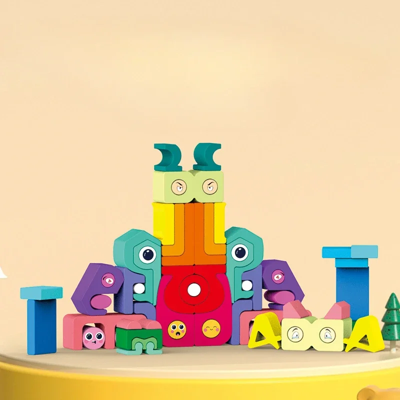 Brinquedos infantis diy tridimensional digital quebra-cabeça blocos de construção acessórios para casa de bonecas educação montessori jogos de tabuleiro ocupados