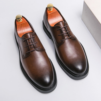 New Luxury Brand Simple Atmospheric Oxford Shoes High Quality Slip-on British Fashion Comfortable Non Slip Business Men Shoes