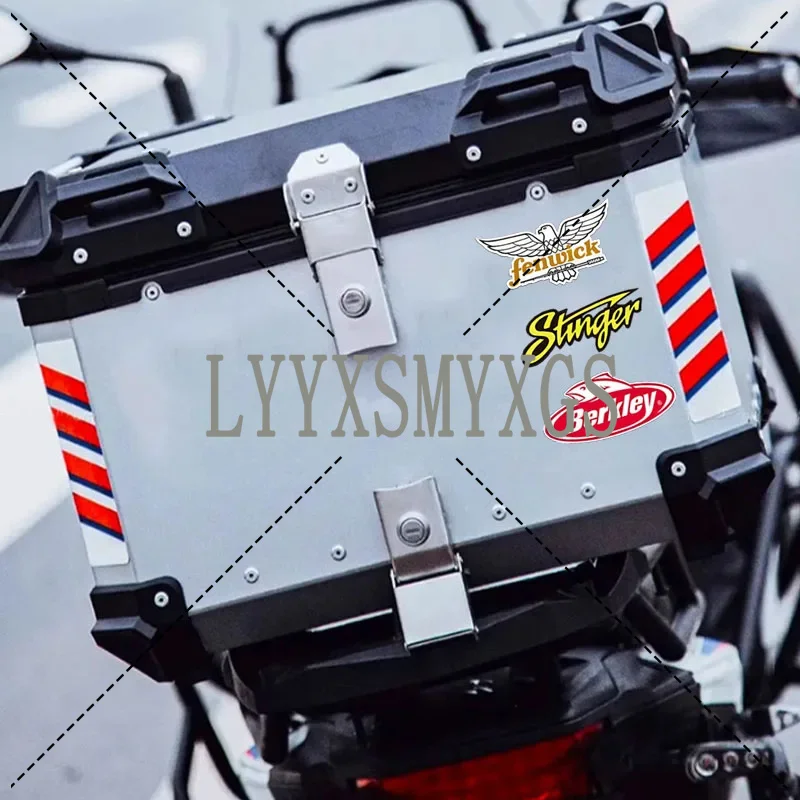 Self-adhesive Outdoor Fishing Box Fishing Car Sticker Automotive Rear Window and Bumper Waterproof Vinyl Decal Decorative