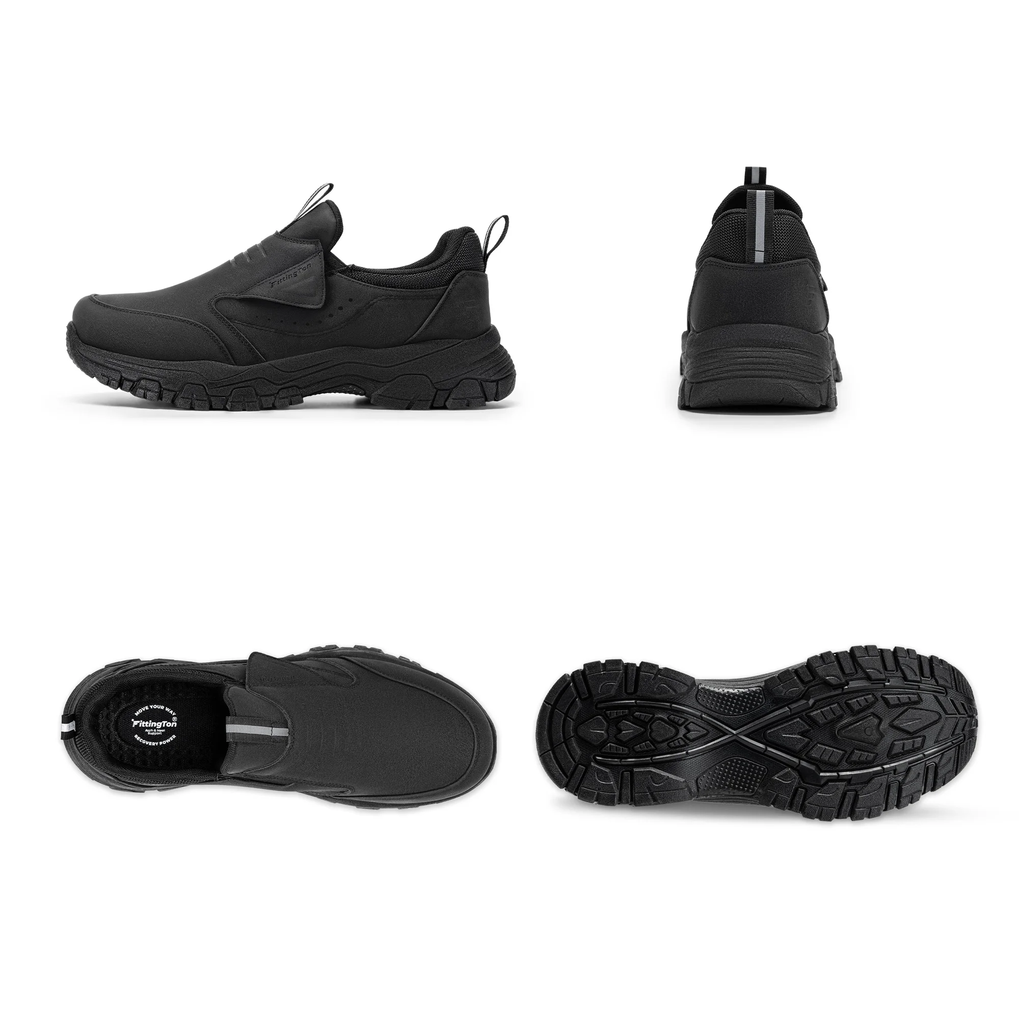 Herren-Loafer in Unifarben, flache Freizeitschuhe, schlichte, trendige Slip-On-Sneaker, Herrenschuhe für alle Jahreszeiten, Alltag und Büro – Detail 8