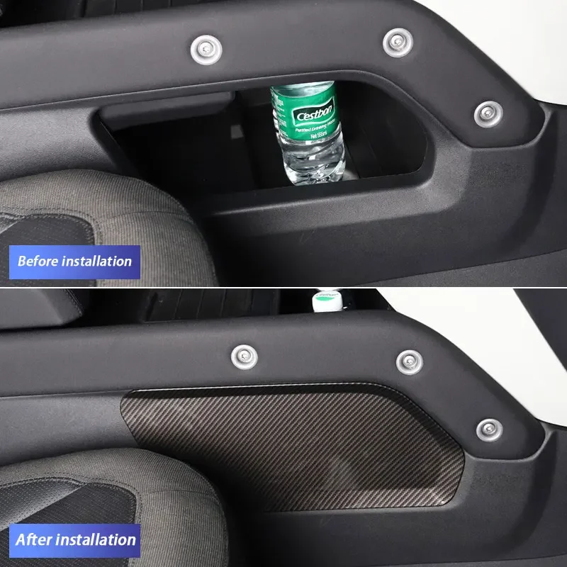 For Land Rover Defender L663 90 110 130 2020-2024 ABS Center Console Storage Box Partition Cover Trim Interior Accessories