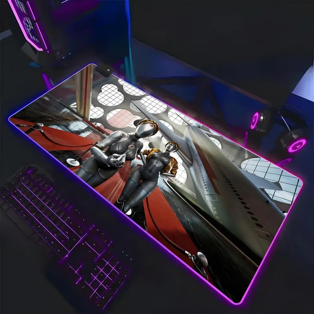 

anime A-atomic Heart Mouse Pad Mousepad Large Gaming LockEdge Thickened Computer Keyboard Table Desk Mat