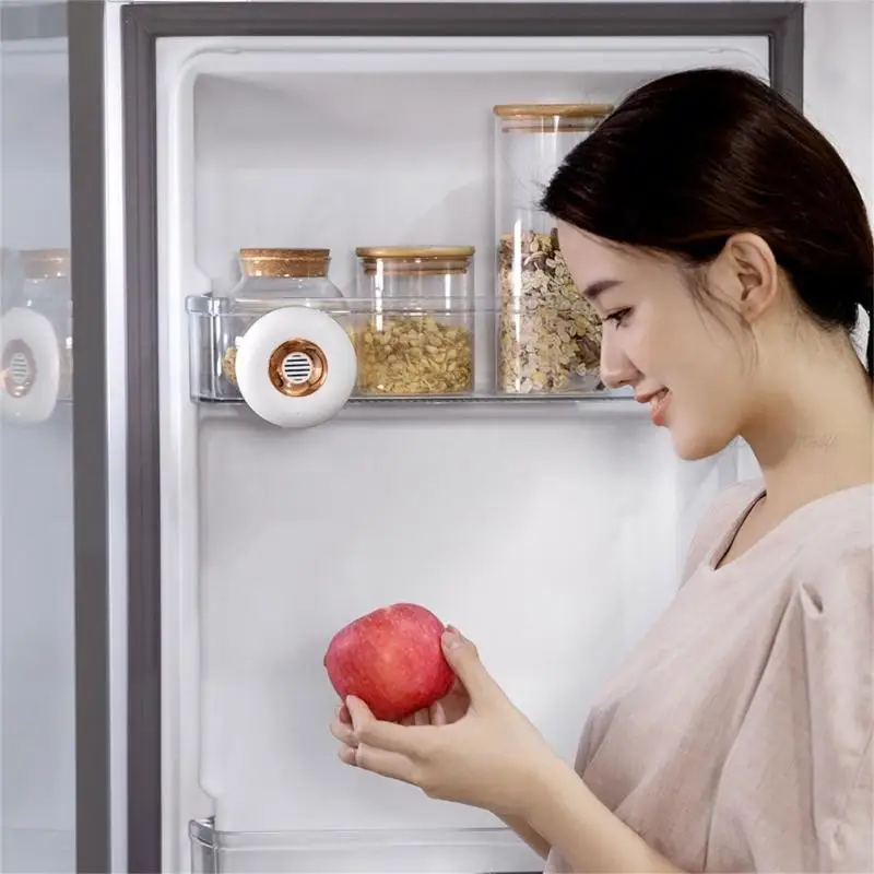 27RB USB ثلاجة مزيل الروائح الكسرية قابلة لإعادة شحن الأوزون حارس مراجعة العرق