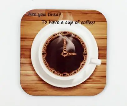 DIY Coasters MDF material Wood Coaster print image for cup mug with photo LOGO customize pad