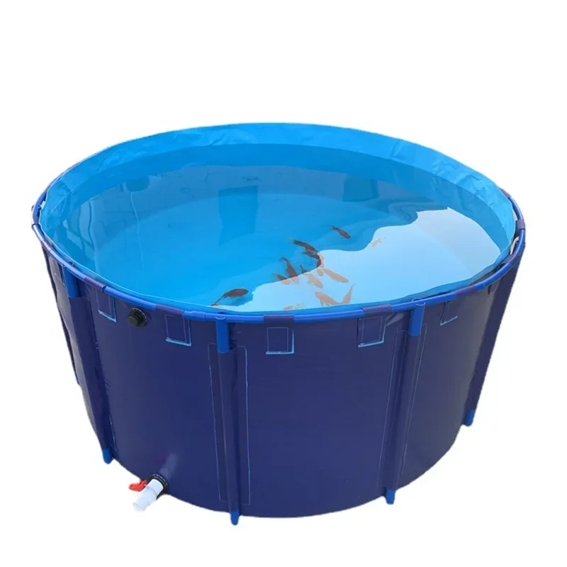 

Safe Round Foldable Pvc Fish Tanks 300 Gallon Large Aquarium Plastic Fish Farm Tank Fish Tank