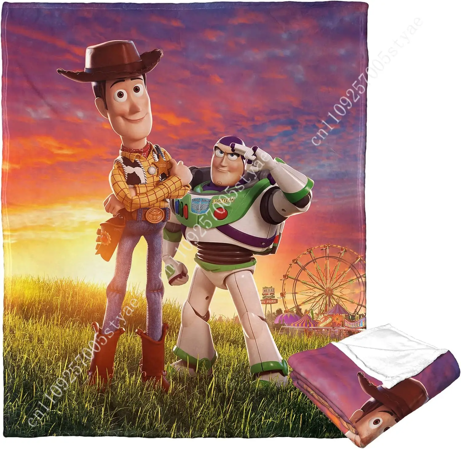 ผ้าห่มลายวู้ดดี้จากทอยสตอรี่ ผ้าห่มการ์ตูนดิสนีย์ ผ้าห่มนุ่มสำหรับตกแต่งภายในบ้าน ของขวัญสำหรับเด็กในวันหยุด งานปาร์ตี้ เด็กชาย เด็กหญิง ผ้าห่มอุ่นๆ แบบสั่งทำพิเศษ