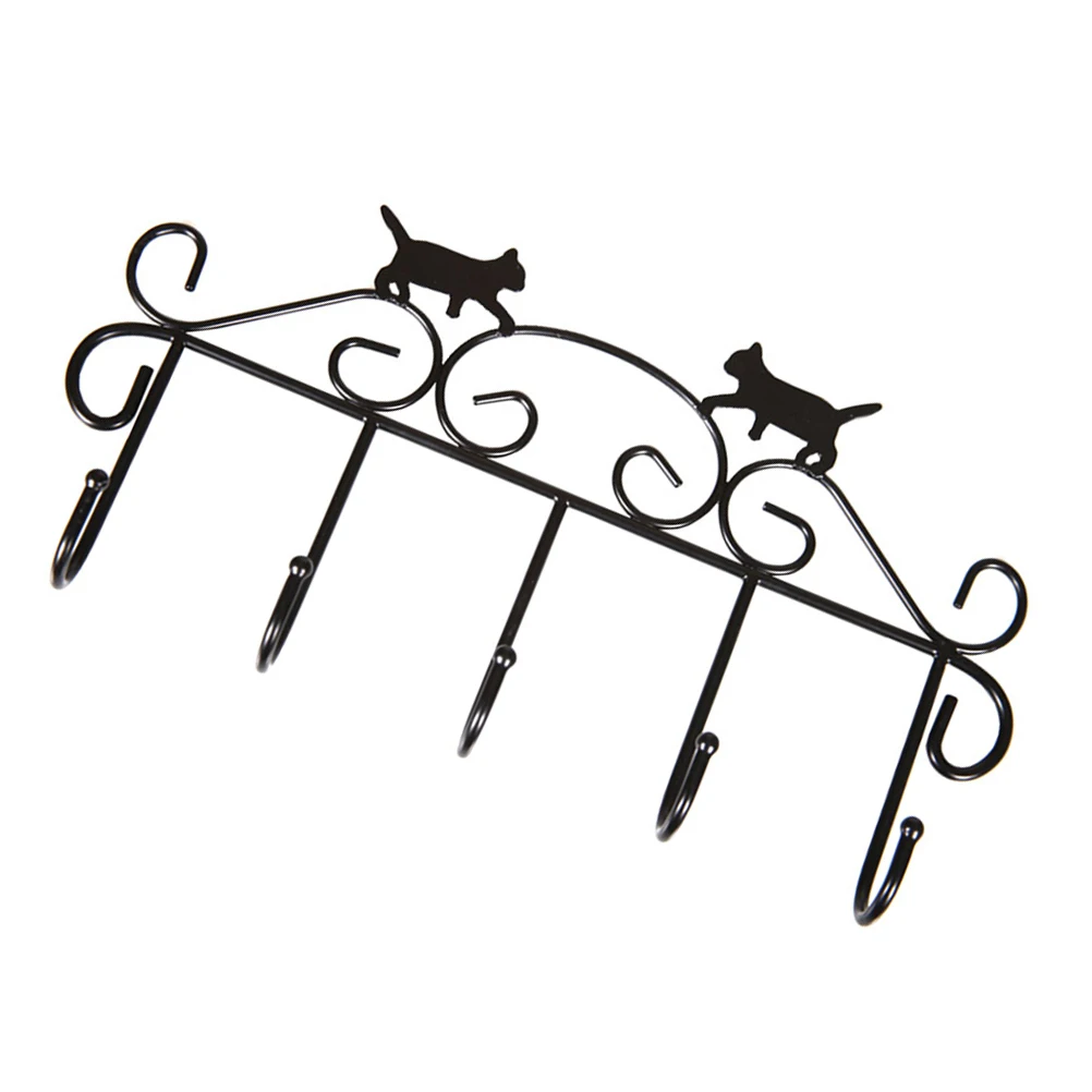 

Wall Mounted Home Iron Wall Door Hanger Mounted Hook Kitchen Bathroom Clothes Hook Bedroom Storage Iron Hooks Racks