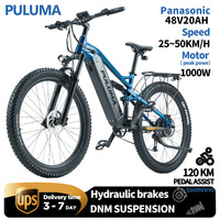 PH001 Electric Bicycles Peak 1000W Motor 48V 20AH Battery Off-Road VTT Electric Mountain Bike 27.5 Inch Fat Tire Electric Bikes