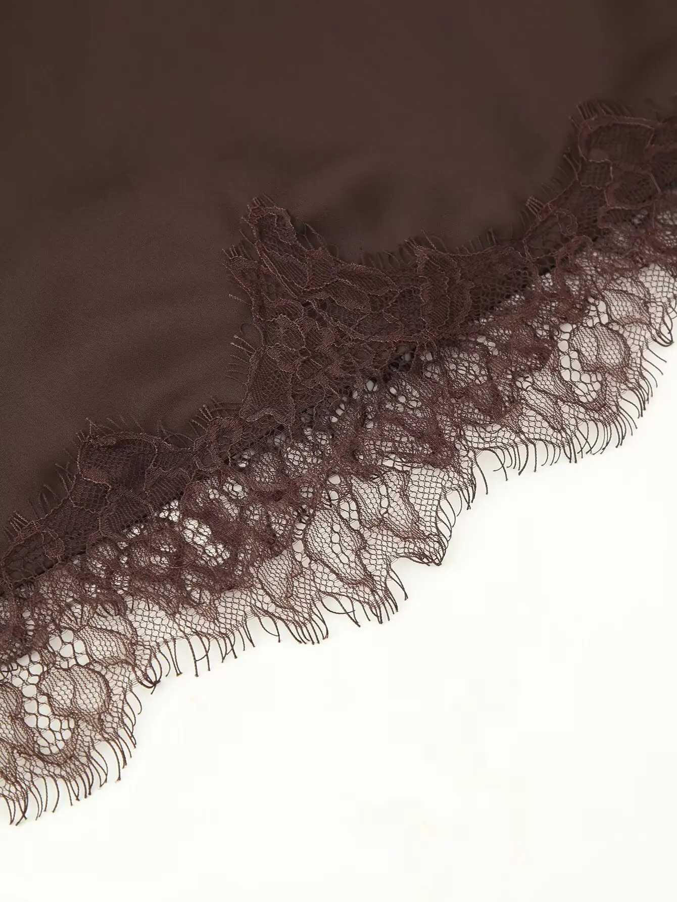 فستان نسائي لجميع المواسم من الساتان كامي فستان نسائي مزين بالدانتيل بدون ظهر بحاشية غير متماثلة أنيق مثير للحفلات فستان بحزام سباغيتي ملابس خروج #5