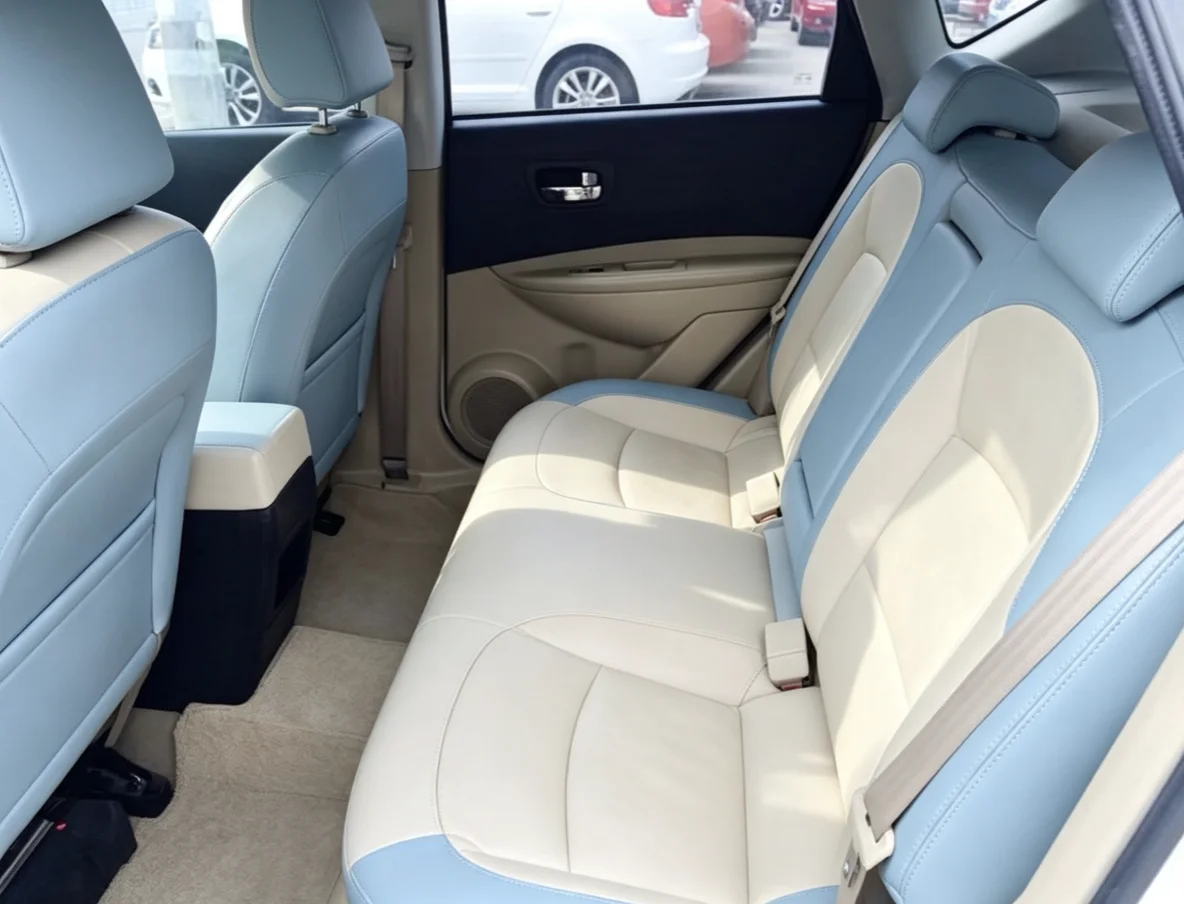 Für Nissan Qashqai J10 2008~2015 Maßgefertigte Autositzbezüge Luxuriöses Nappa-Leder 100% Passgenau Innenraumzubehör 360 ° Vollständige Abdeckung – Detail 5